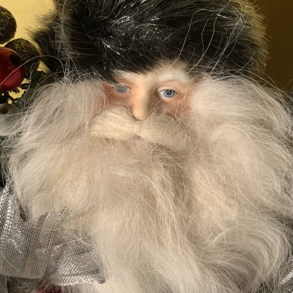 Vintage Santa Figure With Tree And Staff - Picture 9 of 9